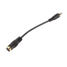 Cable de conversión de S-Video a RCA con funcionalidad Plug and Play. Conectores chapados en oro. Conductor de cobre. Enchufe antioxidante.