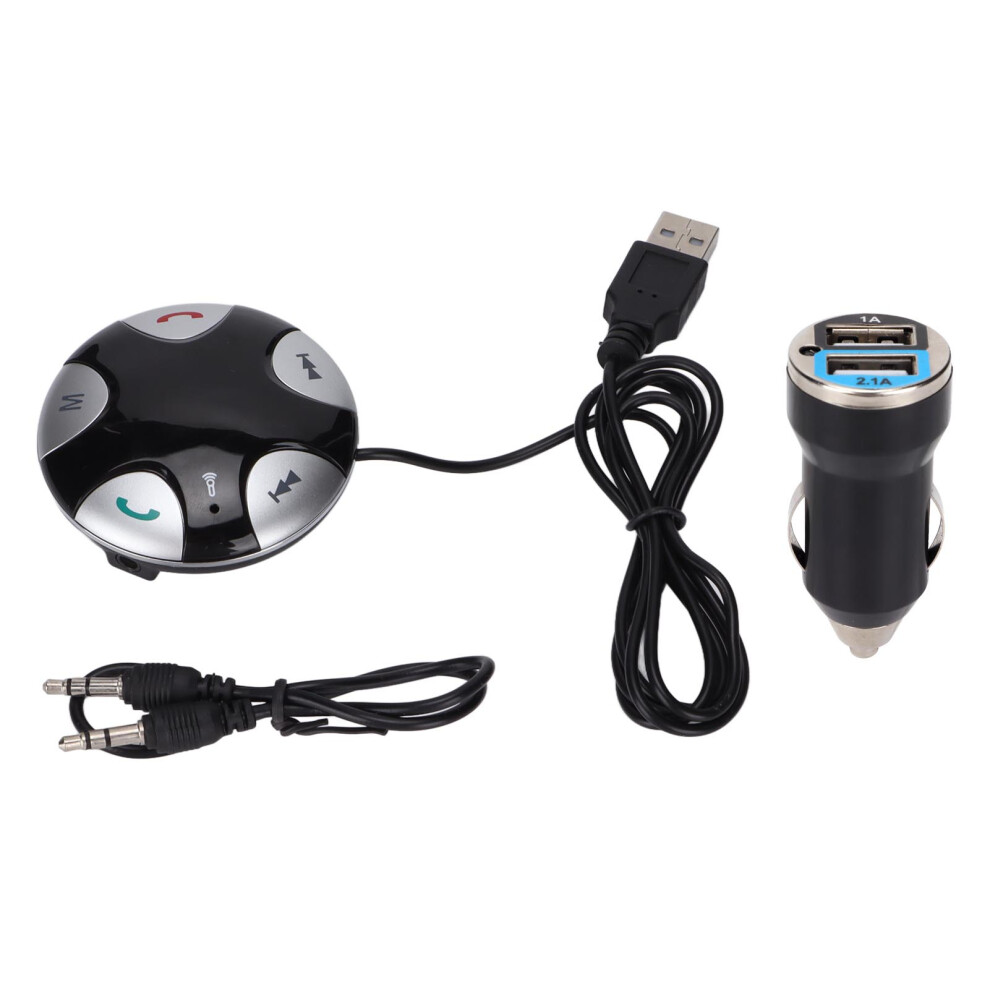 Bluetooth Car Kit With Built-In Microphone, Handsfree Calling And Wireless Music Streaming Supports 3.5Mm Aux Input Usb Fast Charging Auto Power On Bl 9416038793004