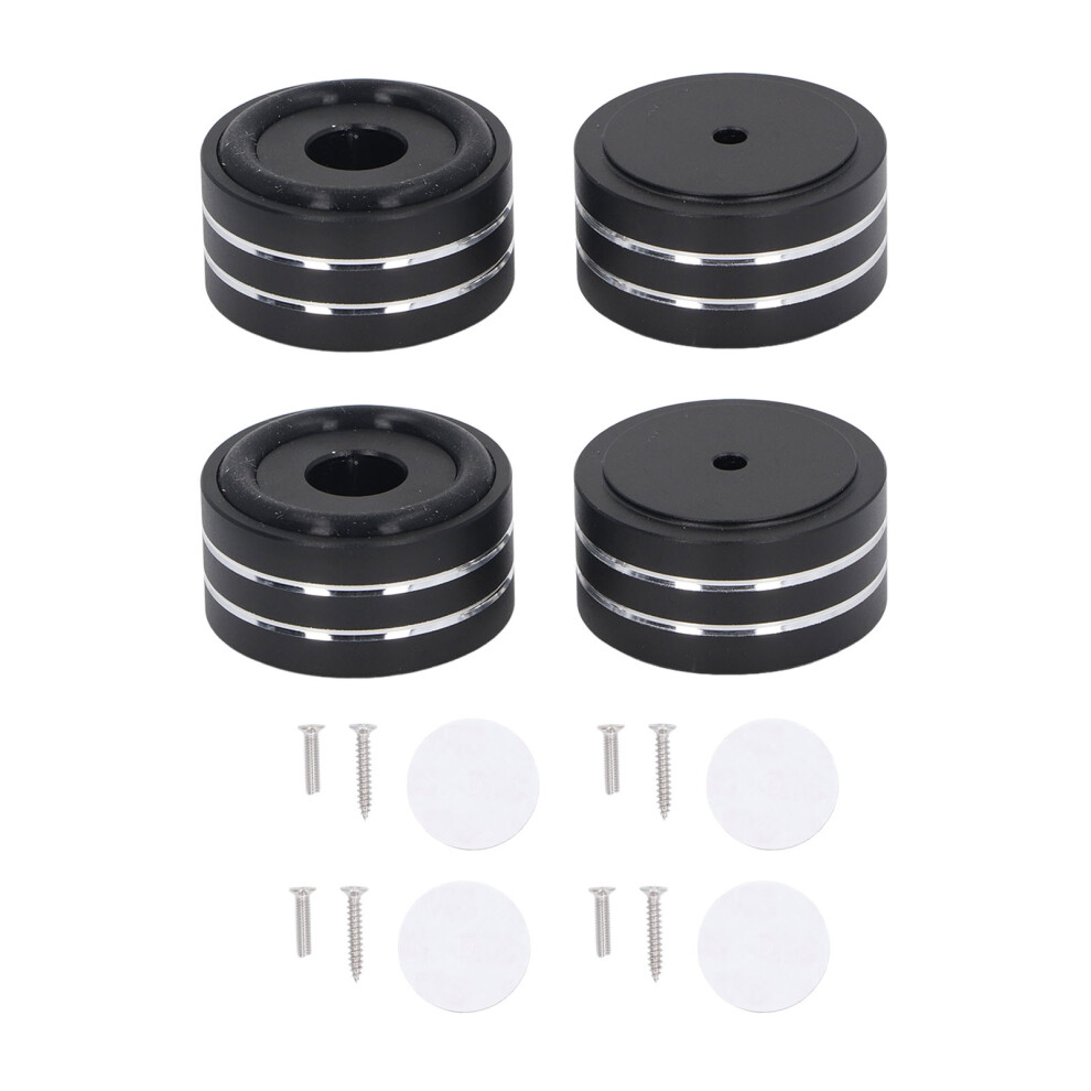 Shock Absorber Vibration Reduction Speaker Isolation Feet For Hifi Systems Aluminum Construction Audio Equipment Feet Non Slip Design 9416038808241