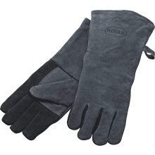 Gants de cuisine rembourrés en cuir double épaisseur, offrant une prise en main sûre pour les tâches nécessitant une cuisson au four ou au