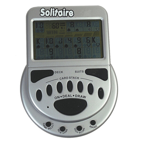 John Hansen CS3010 Mega Screen Solitaire Handheld elektronisch spel Blauw