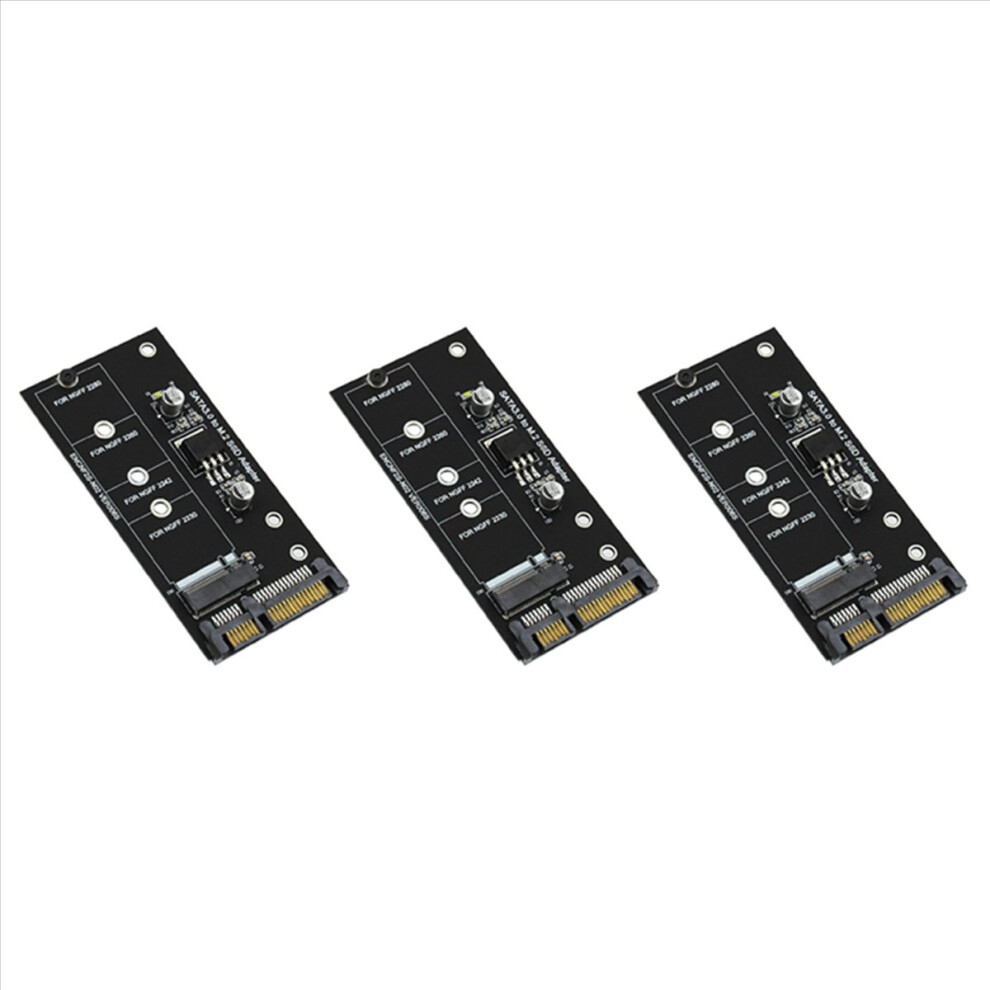 3X M.2 Sata Adapter M2 To Ngff Converter 2.5Inch Sata3 Card B Key For 2230-2280 4853907213631