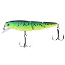 Señuelo de pesca duro con acción de bamboleo ajustada Refracción de luz de prisma interno 3D para una apariencia realista Señuelo tipo crankbait