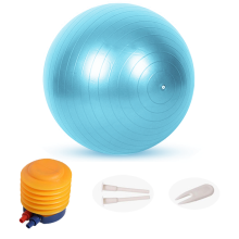 Stabilitätsball, platzsicherer Yogaball-Stuhl, belastbar bis 2.200 Pfund, Schweizer Ball mit Pumpe für Schwangerschaft, Geburt, Übungen, Training,