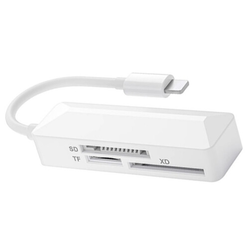 3in1 for Apple Interface to XD Card Reader IPhone Memory Adapter SD Picture TF