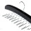 Black Wooden Tie Holder 24 Hooks 5