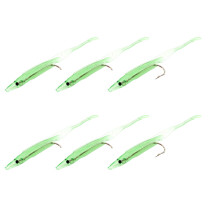 Esca per la pesca in acqua salata con profilo realistico di pesce foraggio, formula P-enzimatica che attrae i pesci e design unico della pancia
