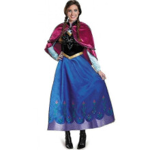 (L,unisex)Adult Princess Anna Costume Christmas Cos Fancy Dress Outfit_y 25-26
