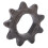 Αλυσίδα κινητήρα Sprocket9T25H, Ανθεκτικό υλικό χάλυβα, γρανάζι υψηλής σκληρότητας, 8
