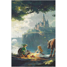 (500 Pieces)Jigsaw Puzzle The Legend of Zelda 1000/500/300 Piece Jigsaw Puzzle Game for Adults And Kids PTPT 2781 25-26