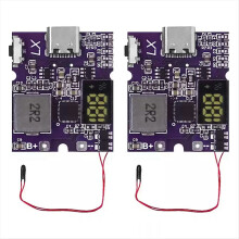 2 stuks 22,5W Power Bank Bidirectionele Snelladende Mobiele Power Module Printplaat met Type-C USB Ondersteuning PD/QC3.0 2.0