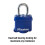 Master Lock Lucchetto resistente alle intemperie Master Lock 312D blu navy 4