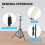 Rechargeable Cordless Work Light For Multi-Use, Super Bright Led Work Light With Long Battery Life For Extended Usage 7