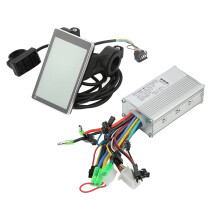 Elektrische controllerkit met lcd-display, borstelloze motorcontroller voor 36V- en 48V-spanning, hoogwaardige constructie, waterdichte interface.