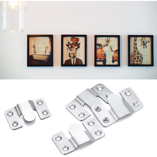 Stainless Steel Interlocking Picture Hanger for Frames 2