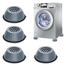 Patins antidérapants et silencieux pour lave-linge et sèche-linge, amortisseurs de chocs, protection des sols et réduction du bruit, matériau de