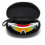 (Black) Sunglasses Organizer Sunglasses Case Pu Shell With Metal Sun Glasses Storage 2