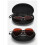 (Black) Sunglasses Organizer Sunglasses Case Pu Shell With Metal Sun Glasses Storage 4