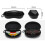(Black) Sunglasses Organizer Sunglasses Case Pu Shell With Metal Sun Glasses Storage 3