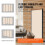 Scheidingswand - DUOKU - Opvouwbaar Scherm - 4 Panelen - Beige - Binnen 6