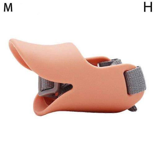 (pink M) Anti-Bark Duck Muzzle For Small Dogs Adjustable Pet Safety Mouth Muzzles 1