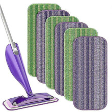 (six piece,colorful)Swiffer Sweeper Replacement Mop Pads, Reusable Swiffer Floor Mop Cloths Mop Cover 25-26