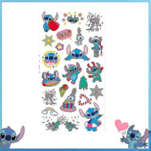 (Tattoo stickers-1pcs) Birthday Party Supplies Disposable Paper Plate Banner Balloon Background For Kids Birthday Party Decor Baby Shower
