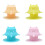 Pet Feeding Bottle With Suction Cup Base Multiple-Yellow 2