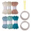 6Pieces Hollow Braided Rope 7mmX5Meters Polyester-Combination 6 1