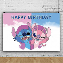 (120x80cm-2) Birthday Party Supplies Disposable Paper Plate Banner Balloon Background For Kids Birthday Party Decor Baby Shower