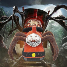 (20CM)Choo Choo Charles Plush Toys New Filled Soft Horror Game Anime Characters Surrounding Cartoon Doll Toys Holiday Gifts For Kids 25-26