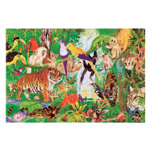 Melissa & Doug Puzzle sul pavimento della foresta pluviale 48 pezzi Jumbo Jigsaw Puzzle Schermata educativa Attivit? gratuita per bambini in et?