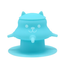 Food Grade Silicones Pet Nursing Bottle Anti Slip Suction-Blue