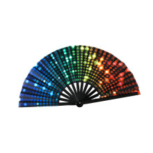 Fluorescent Bamboos Festival Fan Foldable Design for-Dot No. 7