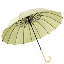 Automatic Golf Umbrella, 16 Bone Long Handle Umbrella, Windproof Simple Double Umbrella, for Outdoor Activities such as Golf, Camping, Green