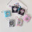 Miniature IDs Card Display Book PVC Materials-Pink black 5