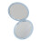 Slim Compact Mirror Plastic Double Side Round Makeup-Blue 1