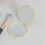 Slim Compact Mirror Plastic Double Side Round Makeup-Blue 7