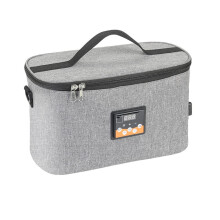 8L Car Food Warmer, 12V 30W Car Food Warmer Bag Electric Heated Lunch Box Baby Bottles Heating for Road Trip/Camping/Picnic/Family Reunion