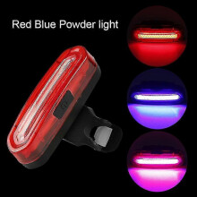 (Red Blue Pink) 120 Lumen Bicycle Rear Light Usb Rechargeable Waterproof Mtb Bike Taillight Ciclismo