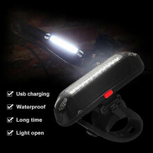 (White Light) 120 Lumen Bicycle Rear Light Usb Rechargeable Waterproof Mtb Bike Taillight Ciclismo