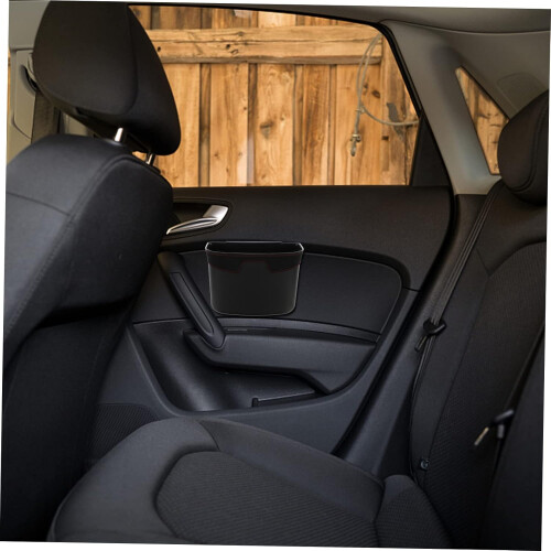 Car Trash Can Large Capacity Vehicle Garbage Bin Easy Installation Keeps Car Organized 1