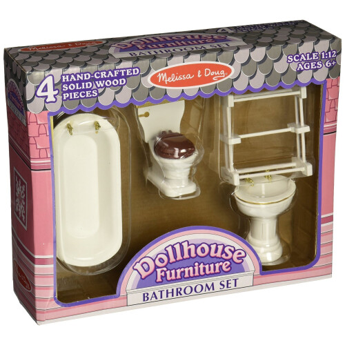 Melissa & Doug Melissa & Doug Puppenhaus Möbel- Badezimmer Set 2