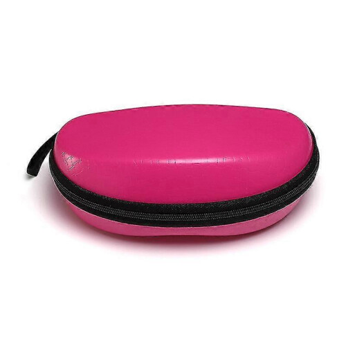 (Red) Sunglasses Organizer Sunglasses Case Pu Shell With Metal Sun Glasses Storage