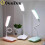 (blue) Led Desk Lamp Dimmable Touch Foldable Table Lamp Bedside Reading Eye Protection Night Light 5V USB Chargeable 1
