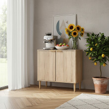 Modern Sideboard with Double Doors & Adjustable Interior