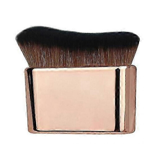 (rose gold) Sunscreen Self Tanner Applicator Brush Even Coverage No Streaks Multifunctional Wide Application Makeup Brush