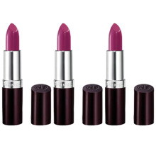 (3 Pack) RIMMEL LONDON Rouge à Lèvres Longue Durée - Améthyste Brillant