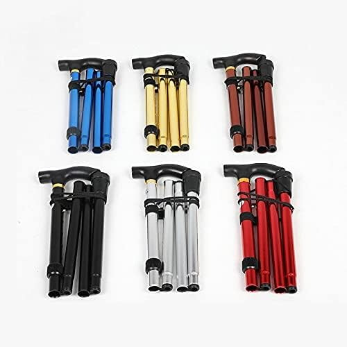 Adjustable Folding Walking Cane for Elderly with Lightweight Telescopic Walking Stick Design 1