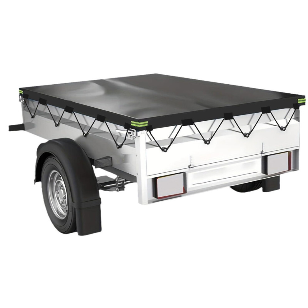 Waterproof Trailer Cover Universal Fit Allweather Protection With Reinforced Stitching And Durable Seams 9001264112400